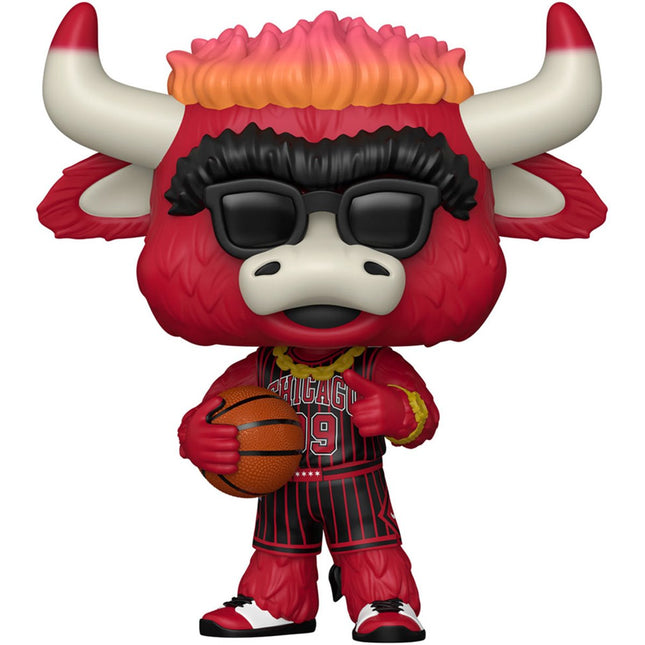 NBA Mascots Chicago Bulls Benny the Bull Pop! Figure