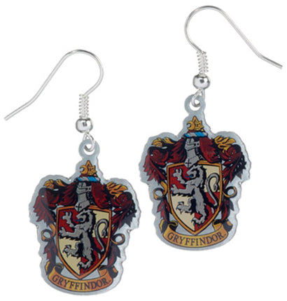 Harry Potter Gryffindor House Crest Dangle Earrings