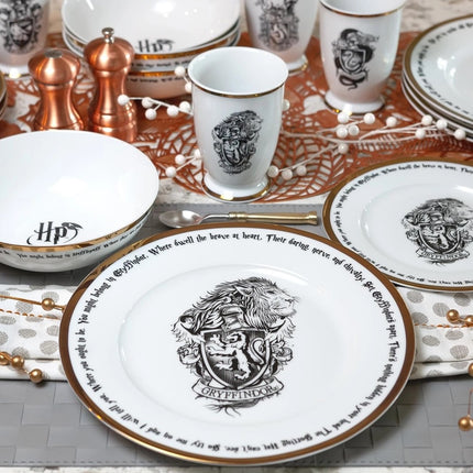 Harry Potter Hogwarts House Logos 16pc Dinnerware Set