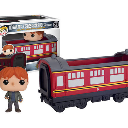 Harry Potter Hogwarts Express Carriage with Ron Weasley Pop! Rides Vinyl Figure