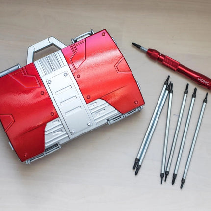 Marvel Iron Man 2 Briefcase Replica 7pc Screwdriver Set Tool Kit