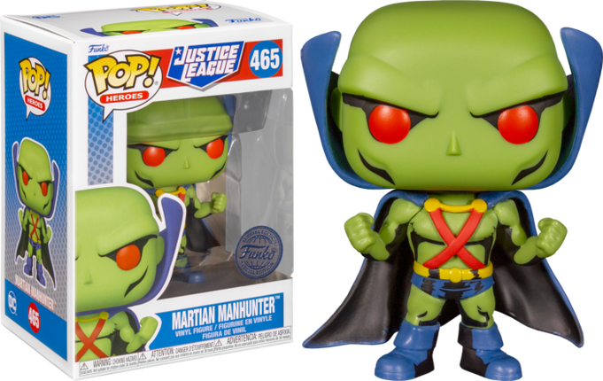 DC Heroes Martian Manhunter (Justice League Comic) Pop! Vinyl Figure - Special Edition