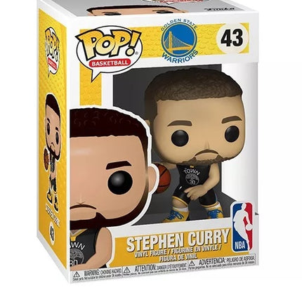 NBA Golden State Warriors Stephen Curry (Blue Jersey) Pop! Vinyl Figure