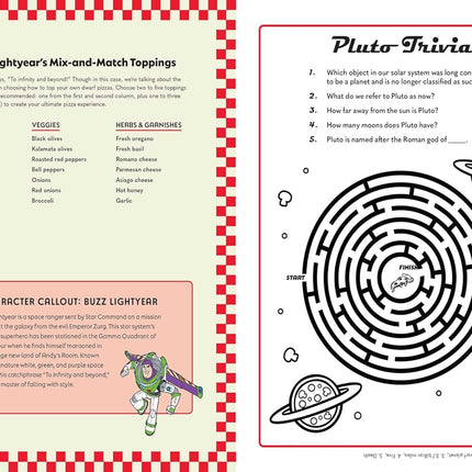 Pizza Planet Cookbook Hardcover