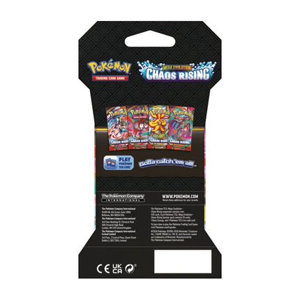 Pokémon TCG: Chaos Rising Sleeved Booster Pack
