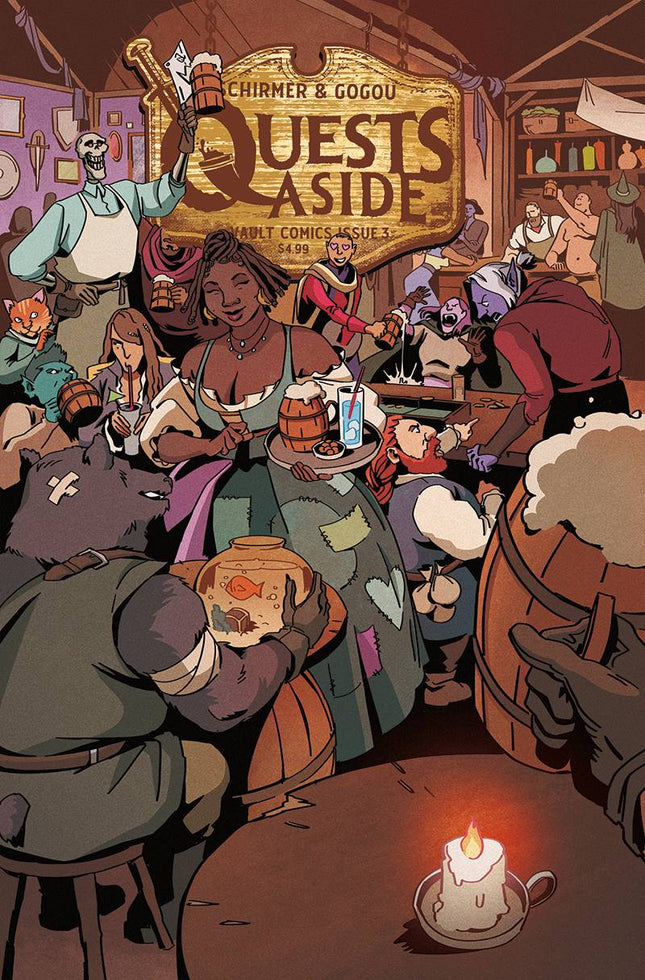 Quests Aside #3 Cover A Elena Gogou