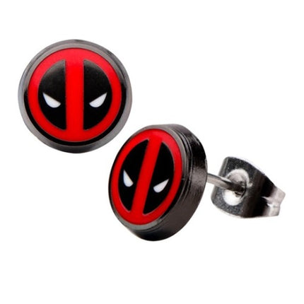 Deadpool Logo Stud Earrings