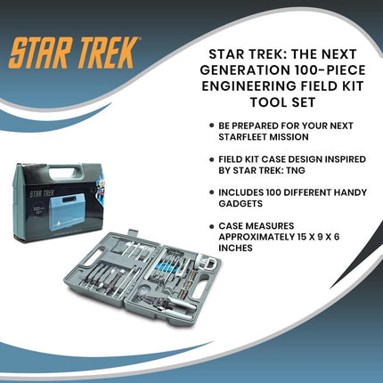 Star Trek TNG Engineering Field Kit Replica 100pc Tool Set