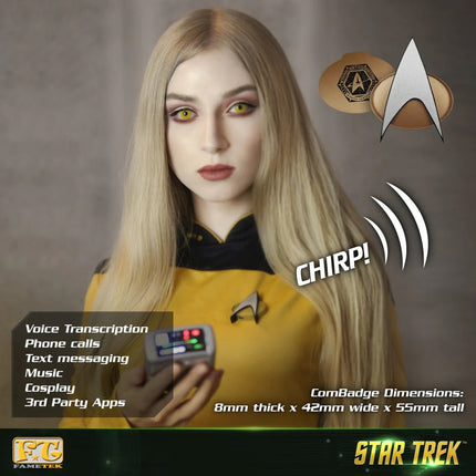 Star Trek TNG Bluetooth Communicator Badge