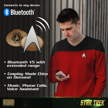 Star Trek TNG Bluetooth Communicator Badge
