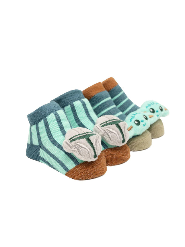 Star Wars: Grogu Rattle Socks 2-Pack - 0-12 Months