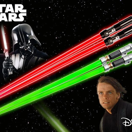 Star Wars Darth Vader & Luke Skywalker Lightsaber Chopsticks Battle Set