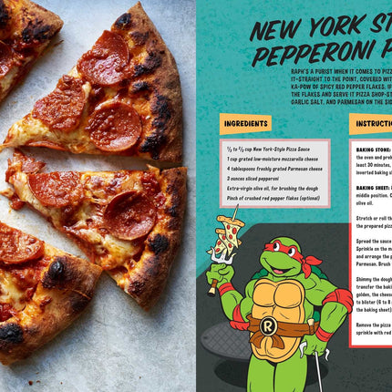 Teenage Mutant Ninja Turtles Official Pizza Cookbook Hardcover