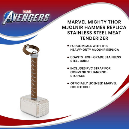 Thor Mjolnir Hammer Replica Stainless Steel Meat Tenderizer