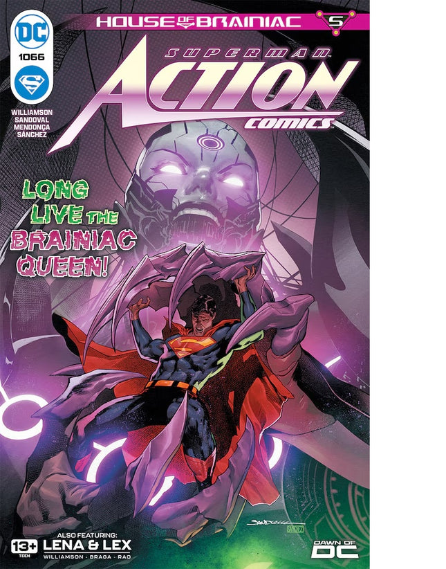 Action Comics #1066 Cover A Rafa Sandoval (House Of Brainiac)